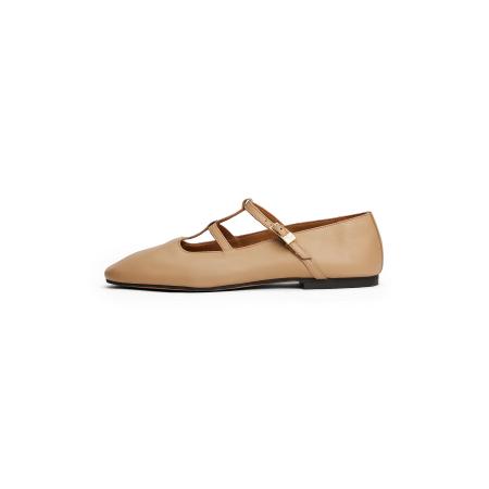 Tommy Hilfiger TOMMY HILFIGER Ballerina met riempjes sand
