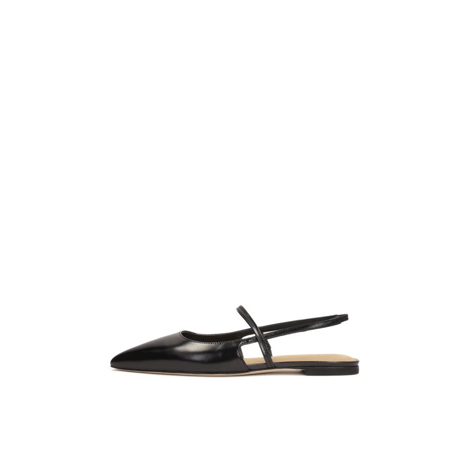 Kazar Kazar Studio Ballerina met riempjes zwart -