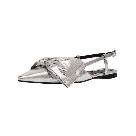 Steve Madden STEVE MADDEN Ballerina met riempjes zilver