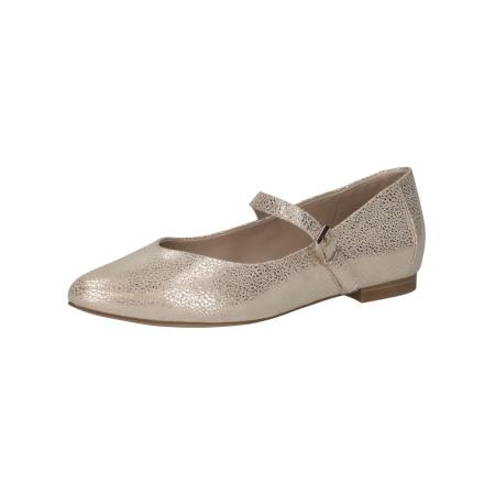 Caprice CAPRICE Ballerina met riempjes goud