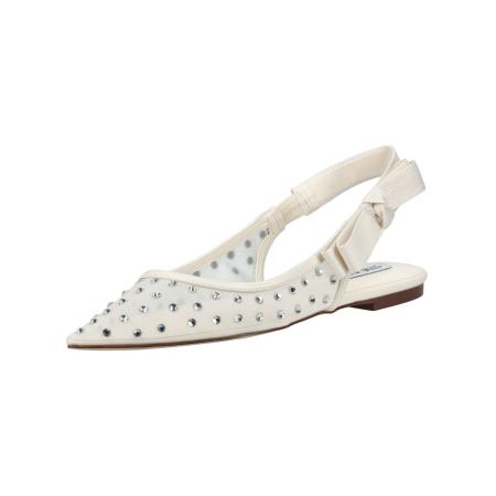 Steve Madden STEVE MADDEN Ballerina met riempjes Olyvia-R lichtbeige / zilver