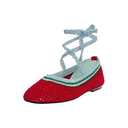 Pull&Bear Pull&Bear Ballerina lichtblauw / lichtgrijs / donkergroen / rood