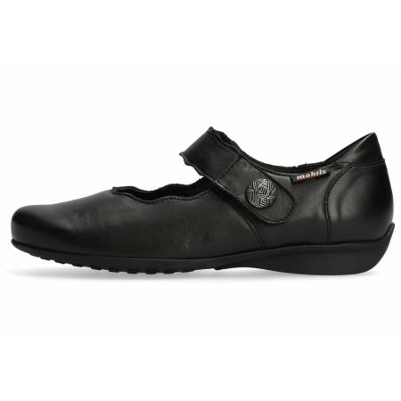 Mephisto MEPHISTO Ballerina met riempjes zwart