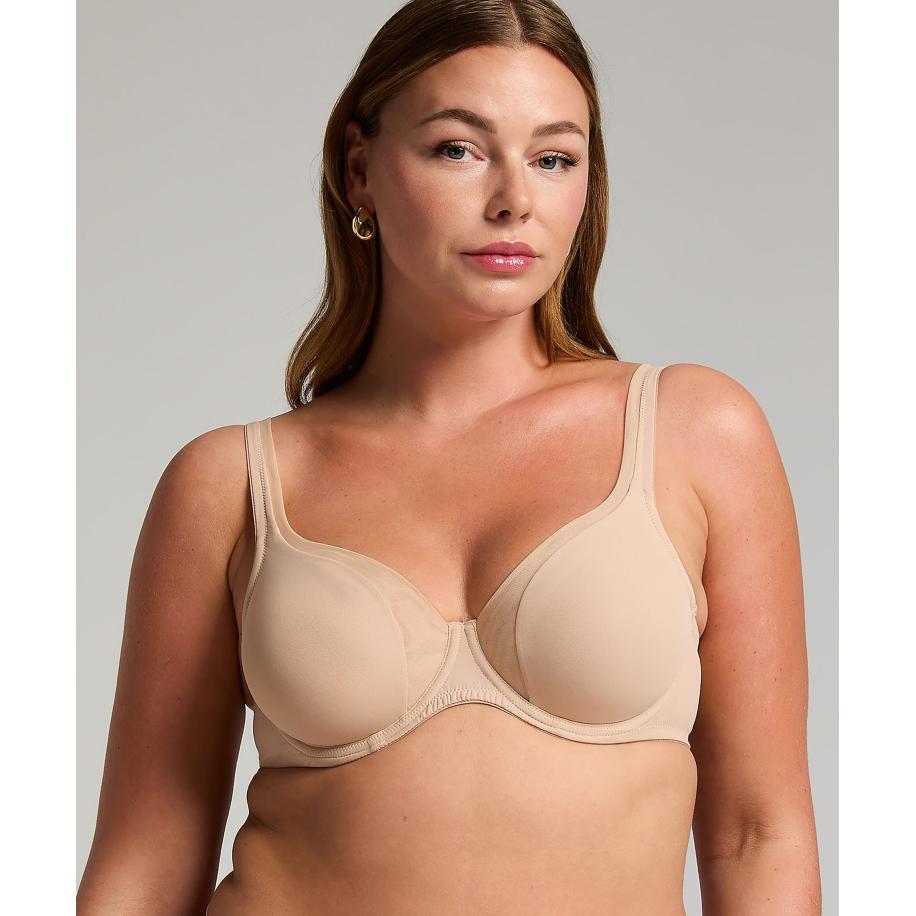 Hunkemöller Niet-voorgevormde beugel bh Mesh Beige Bruin