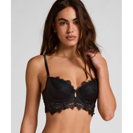 Hunkemöller Voorgevormde longline beugel bh Zoe Zwart