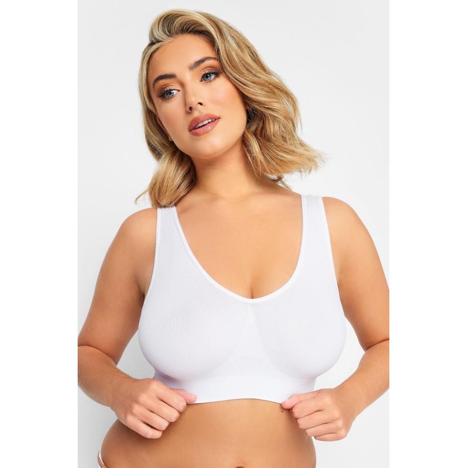 Yours Nietvoorgevormde Naadloze Bh In Witsize 54-56 Wit