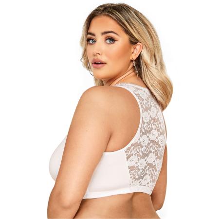 Yours Bh Met Haaksluiting Aan De Voorkant In Witsize 62-64