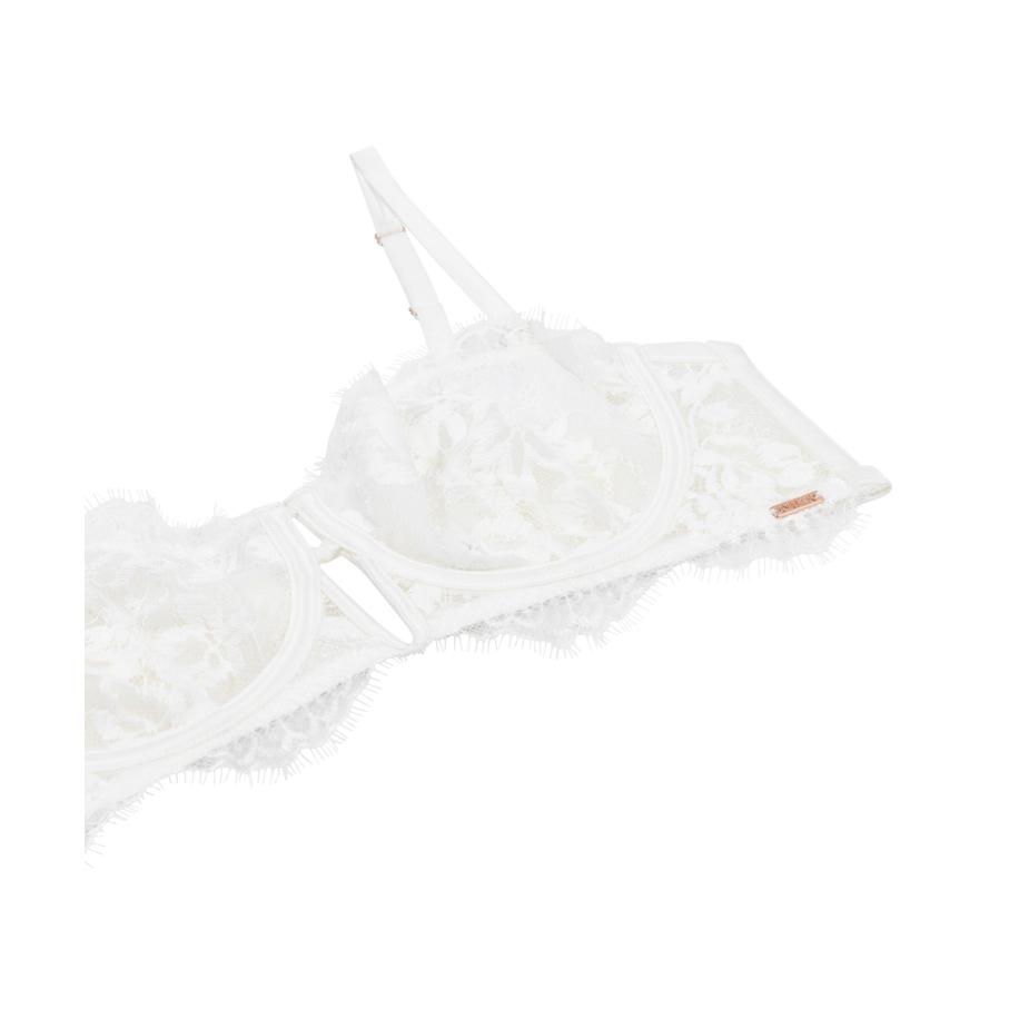 Hunkemöller Niet-voorgevormde longline beugel bh Tiah Wit Wit