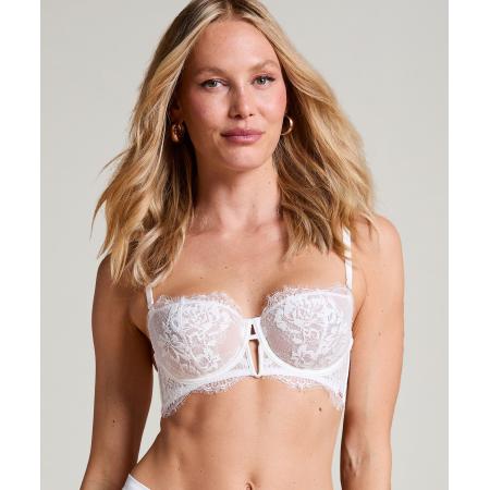 Hunkemöller Niet-voorgevormde longline beugel bh Tiah Wit