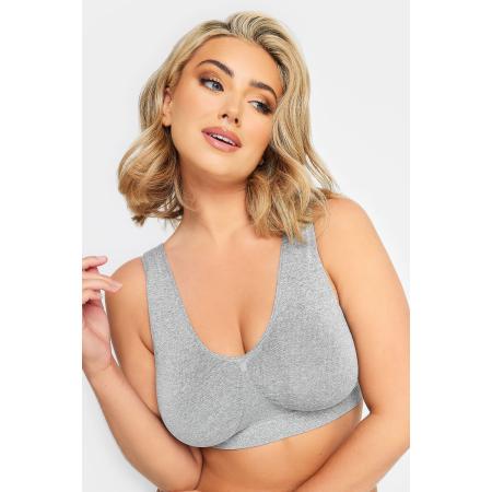 Yours Nietvoorgevormde Naadloze Bh In Grijssize 50-52