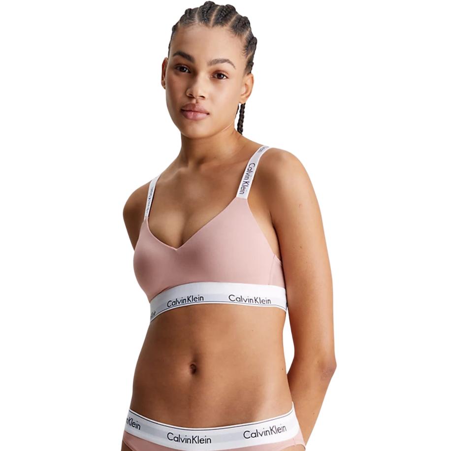 Calvin Klein Light Lined Bralette Roze