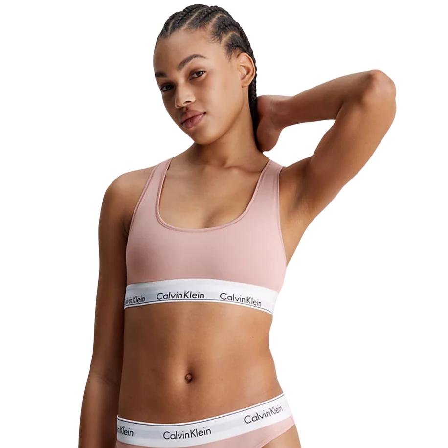 Calvin Klein Unlined Bralette Roze