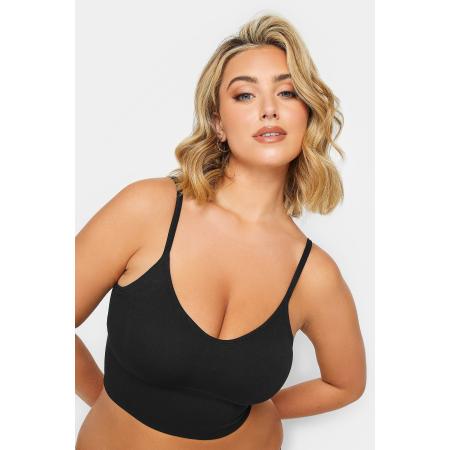 Yours Naadloze Bh Met Lange Pasvorm In Zwartsize 54-56
