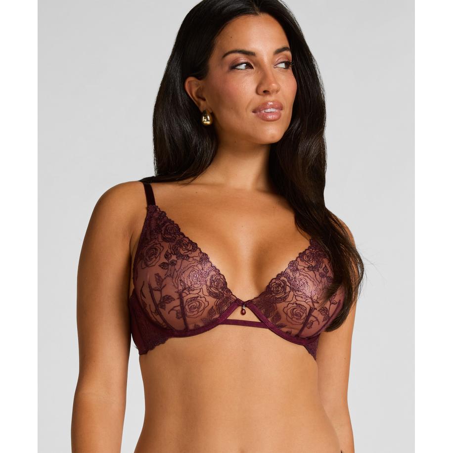 Hunkemöller Niet-voorgevormde beugel bh Hollie Paars Paars