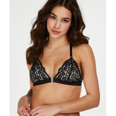 Hunkemöller Voorgevormde triangle bralette Rose Zwart