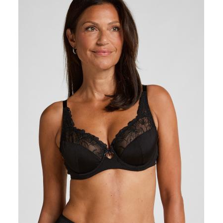 Hunkemöller Niet-voorgevormde beugel bh Lily Zwart
