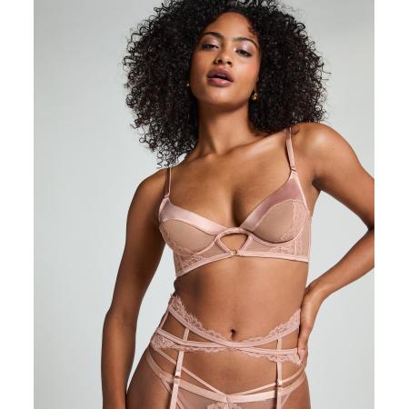Hunkemöller Niet-voorgevormde longline beugel bh Nisha Beige