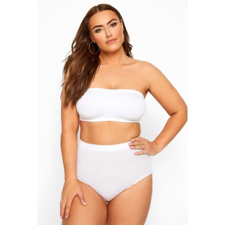 Yours Naadloze Bandeau Top In Witsize 44