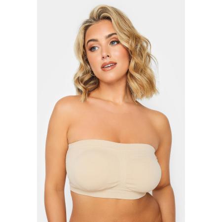 Yours Naadloze Bandeau Top In Nudesize 44