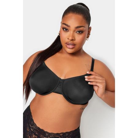 Yours Nietvoorgevormde Smoothing Bh Met Beugel In Zwart Size 110J