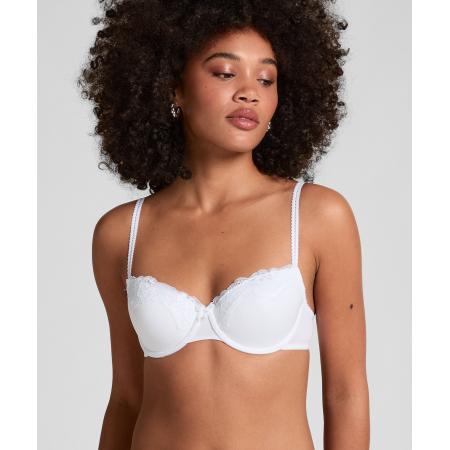 Hunkemöller Voorgevormde beugel bh Secret Lace Wit
