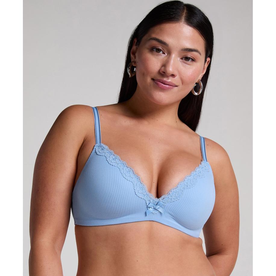 Hunkemöller Voorgevormde bh zonder beugel Lola Blauw Blauw