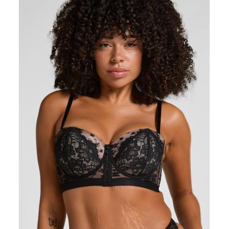 Hunkemöller Voorgevormde longline beugel bh Lou Zwart