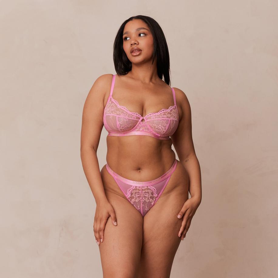 Lounge Tweekleurig Blossom Balcony BH Roze 65 / FF Roze