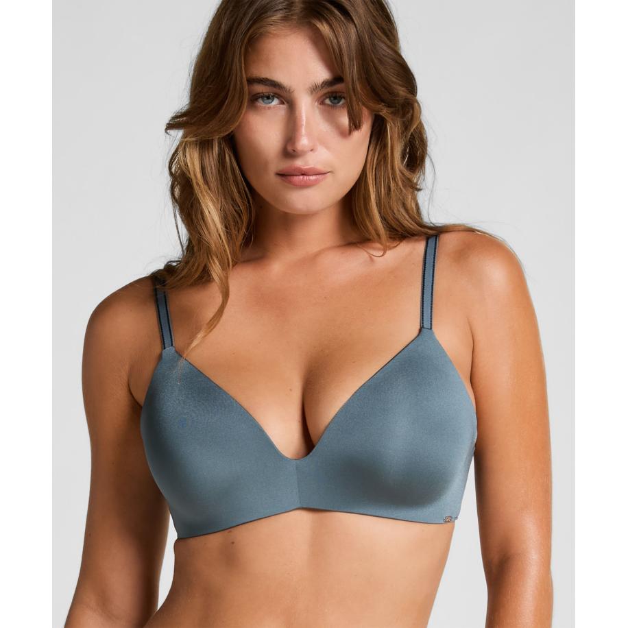 Hunkemöller Voorgevormde bh zonder beugel Mona Blauw Blauw