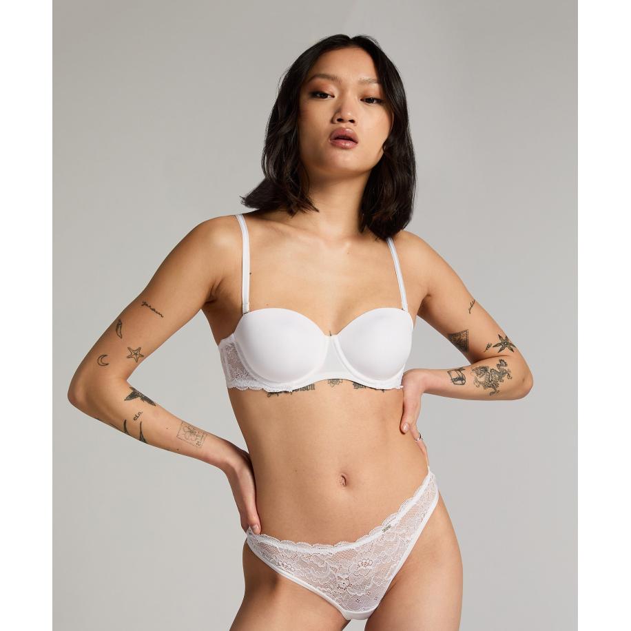 Hunkemöller Voorgevormde strapless beugel bh Angie Wit Wit