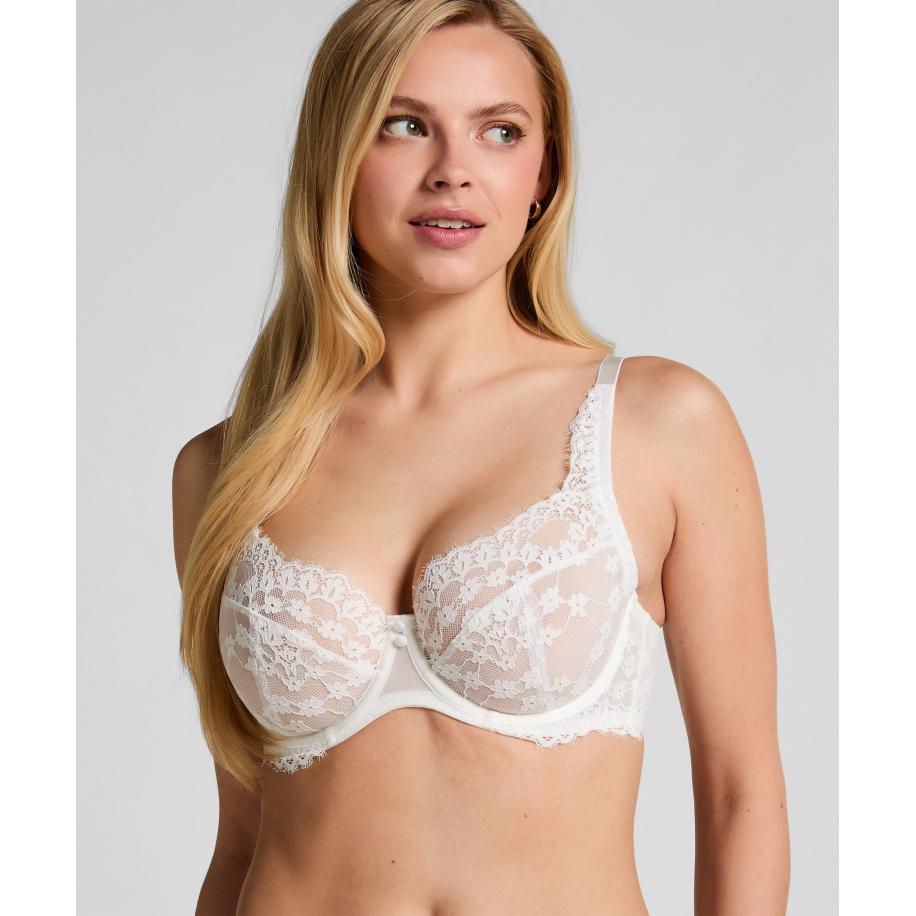 Hunkemöller Niet-voorgevormde beugel bh Daisy Wit Wit