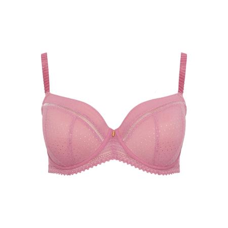 Yours Curve Roze Kanten Beugelbeha Met Vulling Size 90D