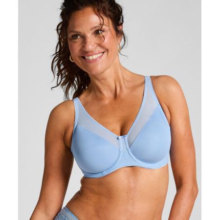 Hunkemöller Niet-voorgevormde minimizer beugel bh Nina Blauw