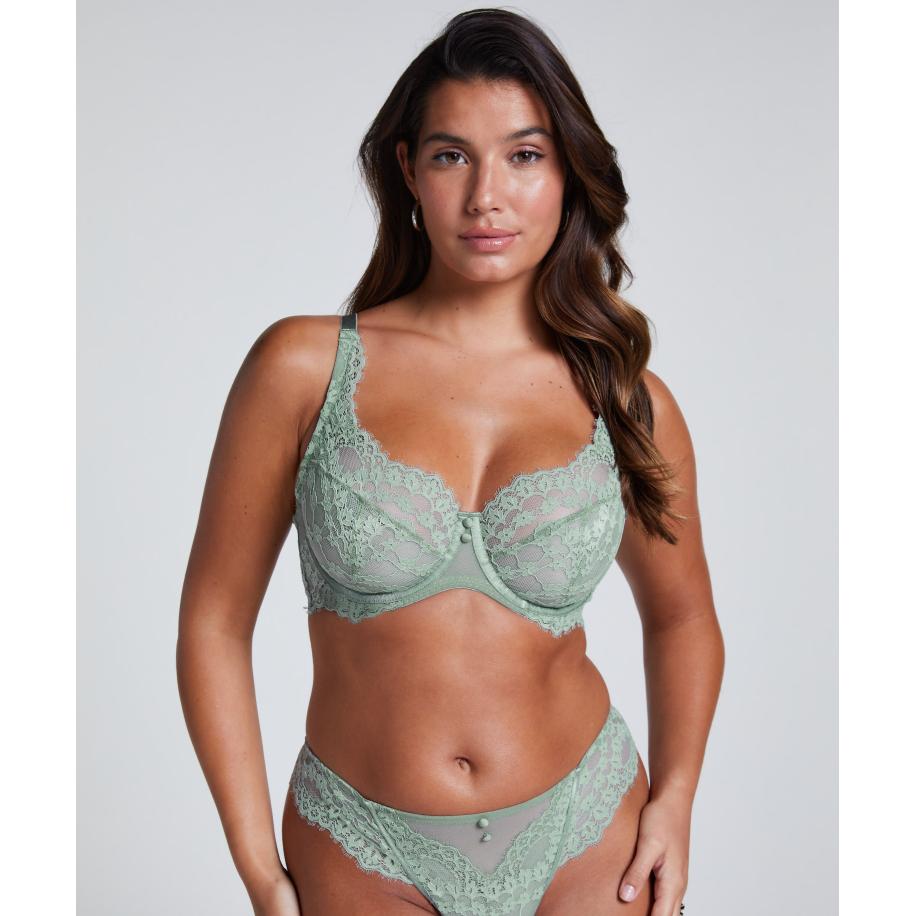 Hunkemöller Niet-voorgevormde beugel bh Daisy Groen Groen