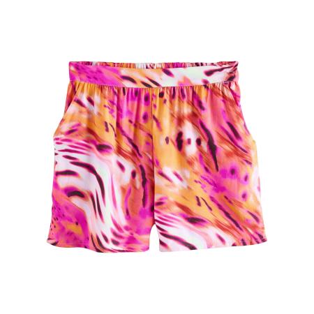 Next Next Broek oranje / neonroze / zwart / wit