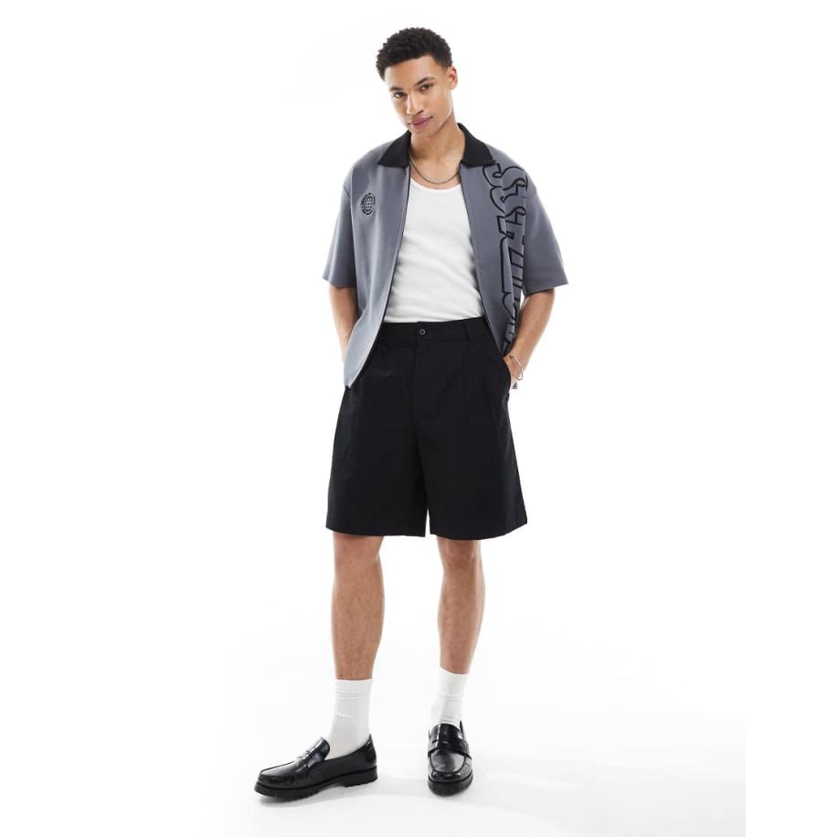 Hollister - Bermudashort in zwart Zwart