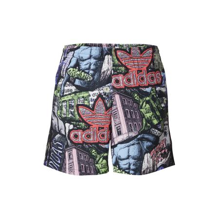 Adidas ADIDAS ORIGINALS Broek Adidas x Jeremy Scott lichtblauw / lichtgroen / rosa / zwart