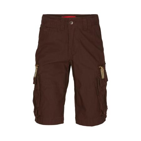 Molecule Cargobroek BAGGY donkerbruin / rood