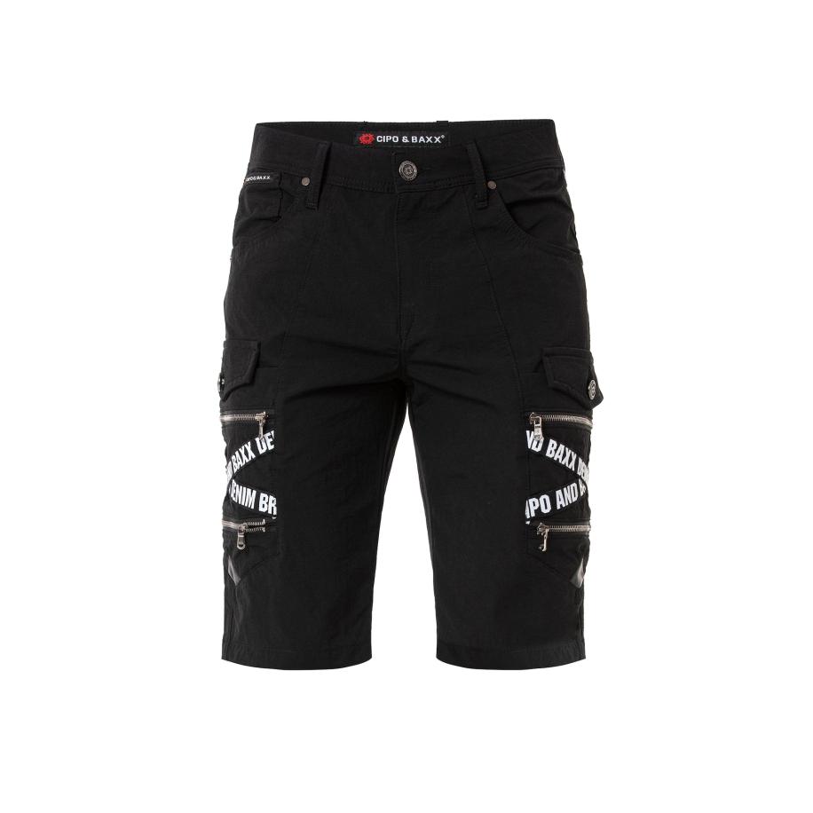 Cipo & Baxx CIPO & BAXX Broek zwart / wit -