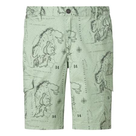 Jan Vanderstorm Bermuda groen, Bedrukt