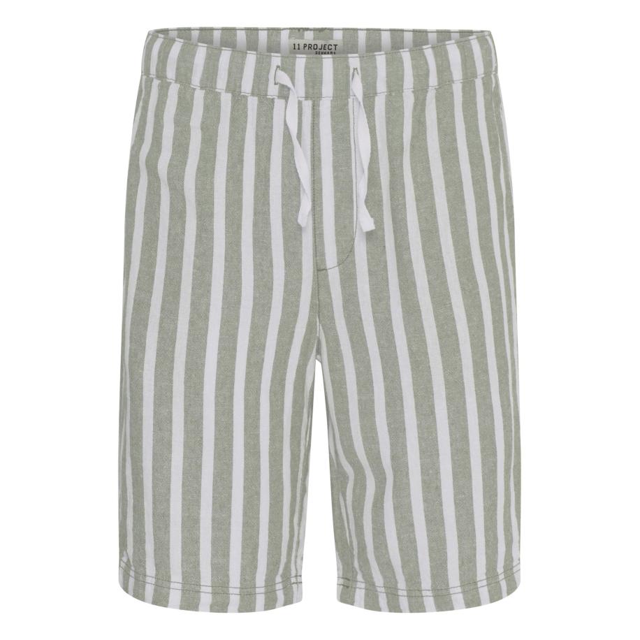 11 Project 11 Project Broek Eshi donkergroen / wit -