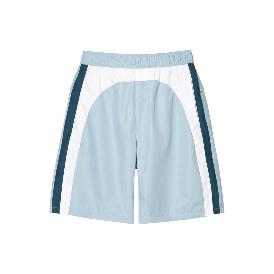 Bershka Bershka Broek lichtblauw / petrol / wit -