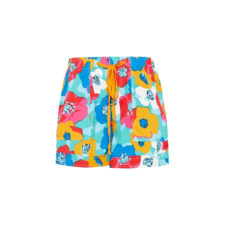 FELIPA FELIPA Broek Spring Summer turquoise / oranje / rood / wit