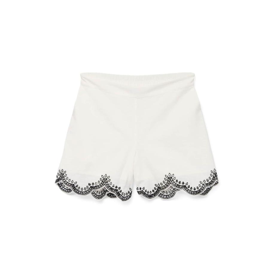 Vero Moda VERO MODA Broek VMDiana zwart / wit -