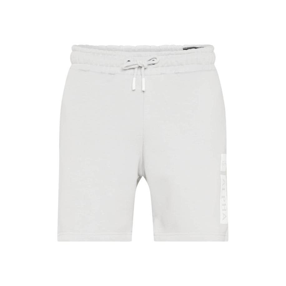 ALPHA INDUSTRIES Broek lichtgrijs / rood / wit Grijs
