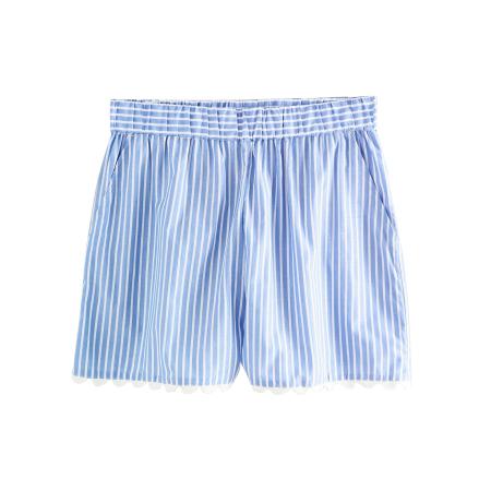 Next Next Broek hemelsblauw / wit