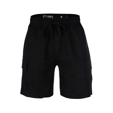 Poolman poolman Broek Leinen Cargoshorts Linen Trail zwart