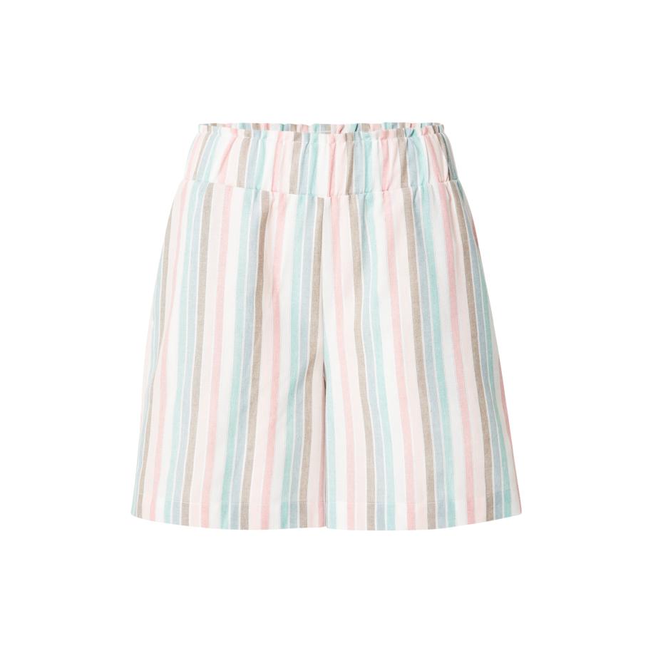 Nümph NÜMPH Broek VIBEKA beige / lichtblauw / mintgroen / pink -