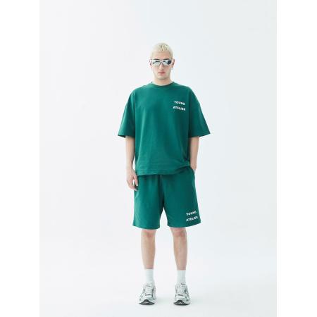 VAMOS CLO VAMOS CLO Broek donkergroen / wit