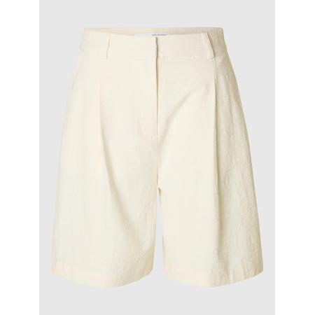 Selected SELECTED Bandplooibroek wolwit